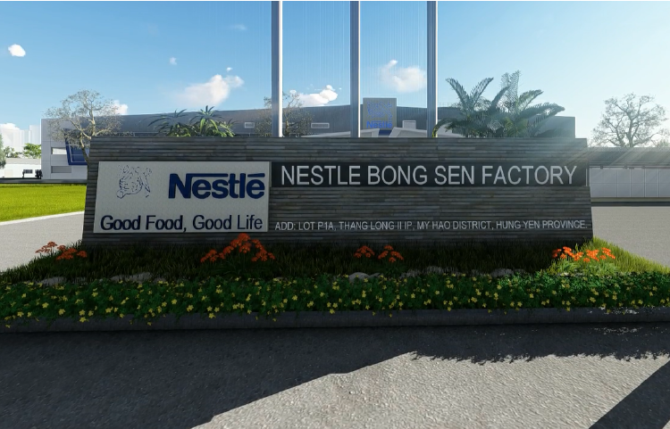Công trình nhà máy Nestle Bông Sen - Hưng Yên